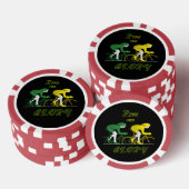 Ride For Glory Canvas Art Poker Chips (Opstapeling)