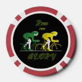 Ride For Glory Canvas Art Poker Chips (Achterkant)
