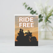 Ride Free Briefkaart (Staand voorkant)