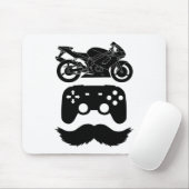 Ride.Game.Dad Black Graphic (B) Muismat (Met muis)