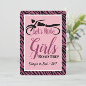 Ride Girls Road Trip Kaart (Staand voorkant)