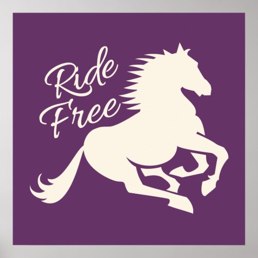 Ride Gratuit affiche personnalisée (Devant)