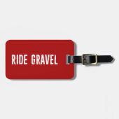 Ride Gravel Bagagelabel (Voorkant horizontaal)