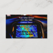 Ride Hailing Uber Driver Visitekaartjes Unique (Voorkant)