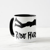 Ride Hard BMX Mok (Voorkant links)