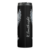 Ride Hard Ride Free Winged Motorcycle Thermosbeker (Achterkant)