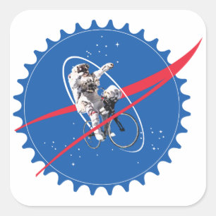 Ride High Vierkante Sticker