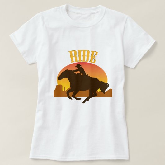 Ride Horse T-shirt (Design voorkant)