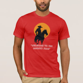Ride Into de Zonsondergang – Cowboy Silhouette T-s T-shirt