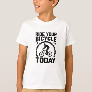 Ride je fiets vandaag op de fiets t-shirt