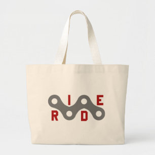 Ride (Keten) Grote Tote Bag