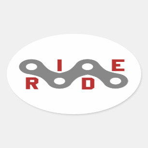 Ride (Keten) Ovale Sticker