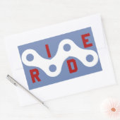 Ride (Keten) Rechthoekige Sticker (Envelop)
