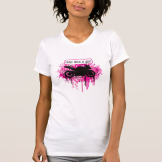Ride like a Girl - Paint Splatz T-shirt