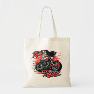 Ride like a Girl Tote Bag