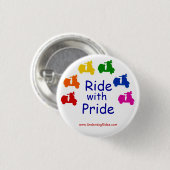 Ride met de Button Pride Scooter (Voorkant /achterkant)