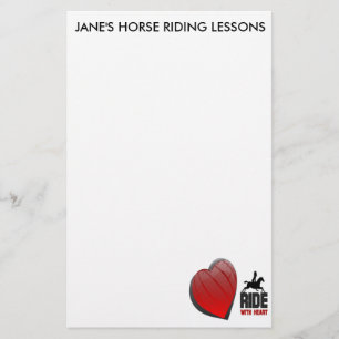 RIDE MET HARTPRODUCTEN BRIEFPAPIER
