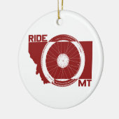 Ride Montana Keramisch Ornament (Links)