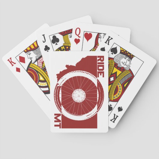 Ride Montana Pokerkaarten (Achterkant)
