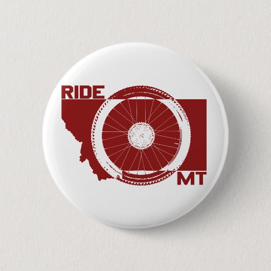 Ride Montana Ronde Button 5,7 Cm (Voorkant)