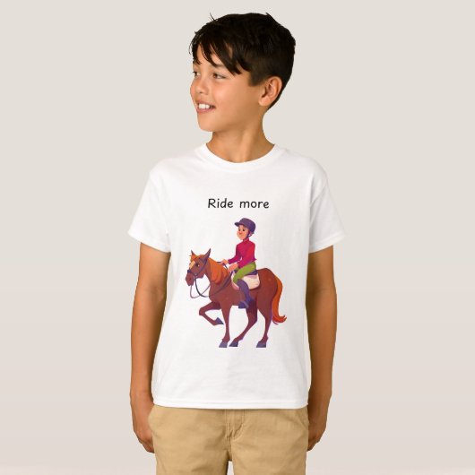 Ride more boy t-shirt (Voorkant volledig)