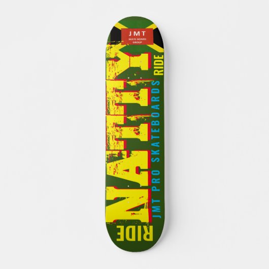 RIDE NATTY RIDE JMT Skateboard, 7 ¾" Deck Skateboard (Voorkant)