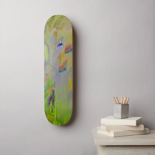 Ride Natuur met attitude III Skateboard (Muurkunst)