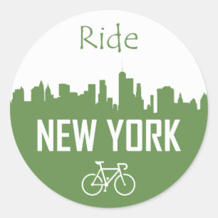 Ride New York Ronde Sticker