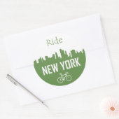 Ride New York Ronde Sticker (Envelop)