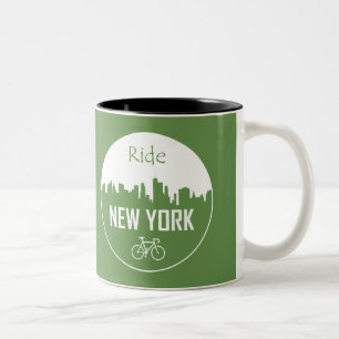 Ride New York Tweekleurige Koffiemok