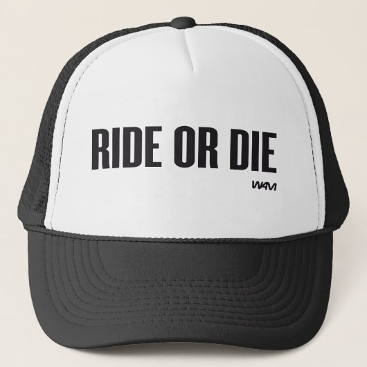 RIDE OF DIE TRUCKER PET (Voorkant)