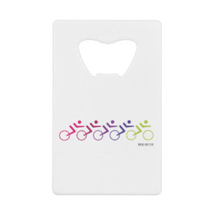 RIDE OF DIE VOOR groep cycli Kredietkaart Flessenopener