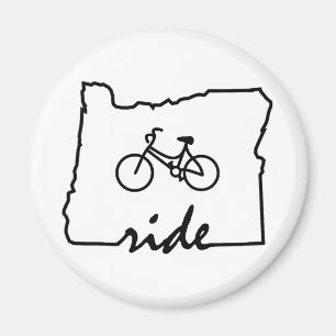 Ride Oregon (fietsen) Magneet