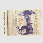 Ride 🎖️ Pancho Villa  Mexicaans Golfhanddoek (Horizontaal)