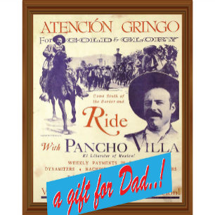 Ride 🎖️ Pancho Villa Mexicaans kunstwerk Poster
