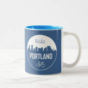 Ride Portland Tweekleurige Koffiemok