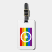 Ride Pride Cycling Wheel Bagagelabel (Voorkant verticaal)