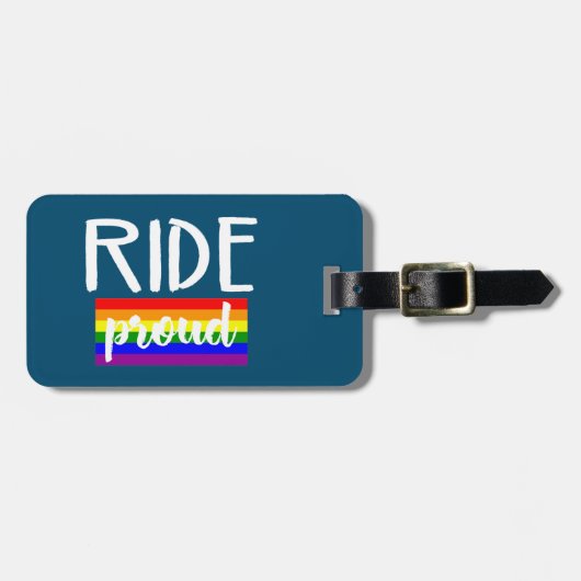 Ride Proud Cycling Bagagelabel (Voorkant horizontaal)