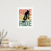 Ride Ride fietsenrol Poster (Keuken)