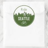 Ride Seattle Ronde Sticker (Tas)