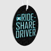 Ride Share Driving Uber Driver Rideshare Ornament (voorkant)