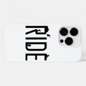 RIDE Snowboard et Surf iPhone 14 Pro Coque (Verso (horizontal))