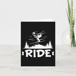 Ride Snowboarding Skiing Design Snow Skiin Kaart