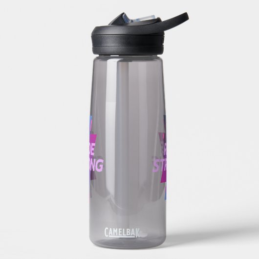 Ride Strong – Motivational Water Bottle Waterfles (Links)