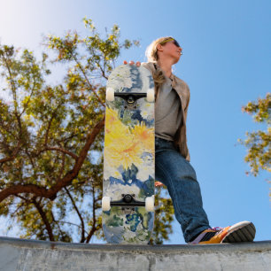 Ride the Art: Demuth's levendige bloemenvisie Skateboard