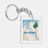 Ride the Calm Sleutelhanger (Voorkant Links)