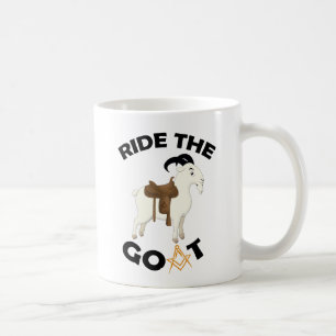 Ride the Goat Coffee Mok