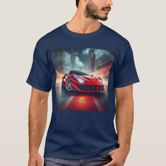 Ride the Rush: High-Performance T-shirt voor auto'