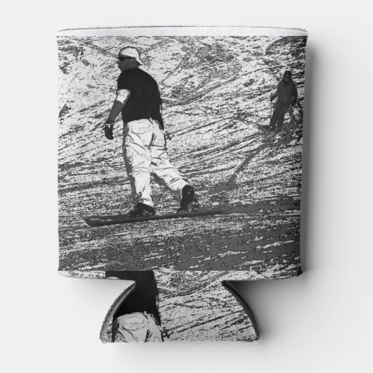 Ride the Slopes - Snowboarding and Skiing Blikjeskoeler (Voorkant)