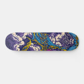 Ride the Thunder - Zeus Retro Skateboard (Horizontaal)